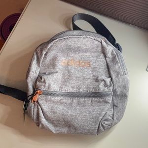 Brand new Adidas mini backpack with rose gold accents